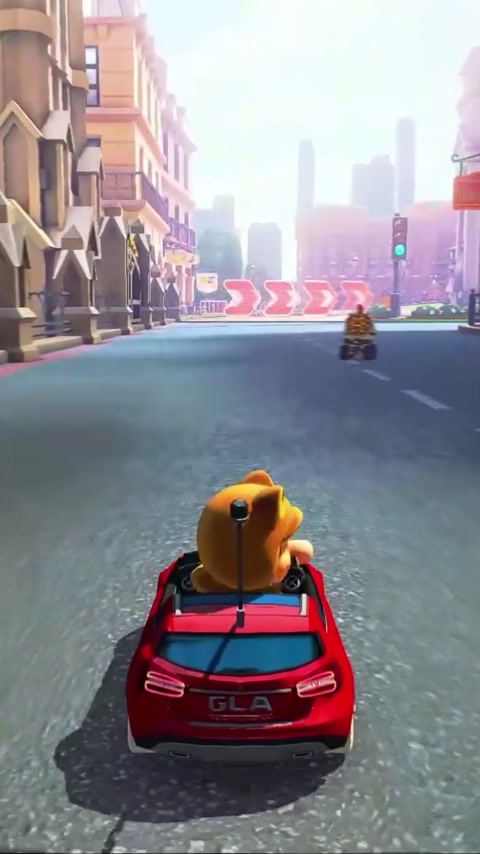 Mario Kart gameplay background