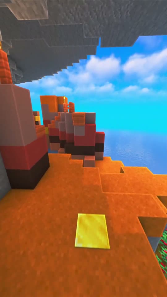 Minecraft gameplay background