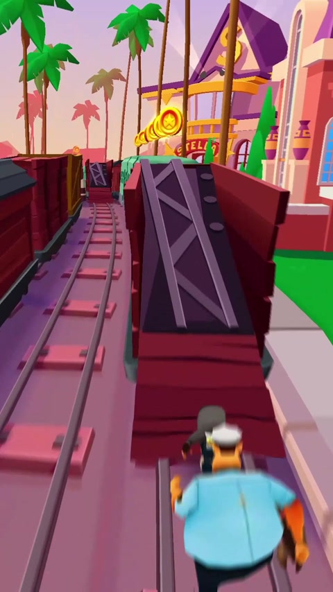 Subway Surfers gameplay background